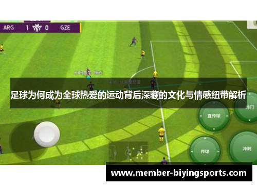 足球为何成为全球热爱的运动背后深藏的文化与情感纽带解析