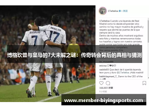 博格坎普与皇马的7大未解之谜:传奇转会背后的真相与猜测 博格坎普与皇马的7大未解之谜:传奇转会背后的真相与猜测